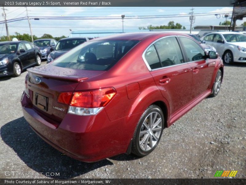 Venetian Red Pearl / Black 2013 Subaru Legacy 2.5i Sport