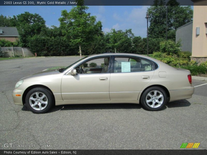 Mystic Gold Metallic / Ivory 2003 Lexus GS 300