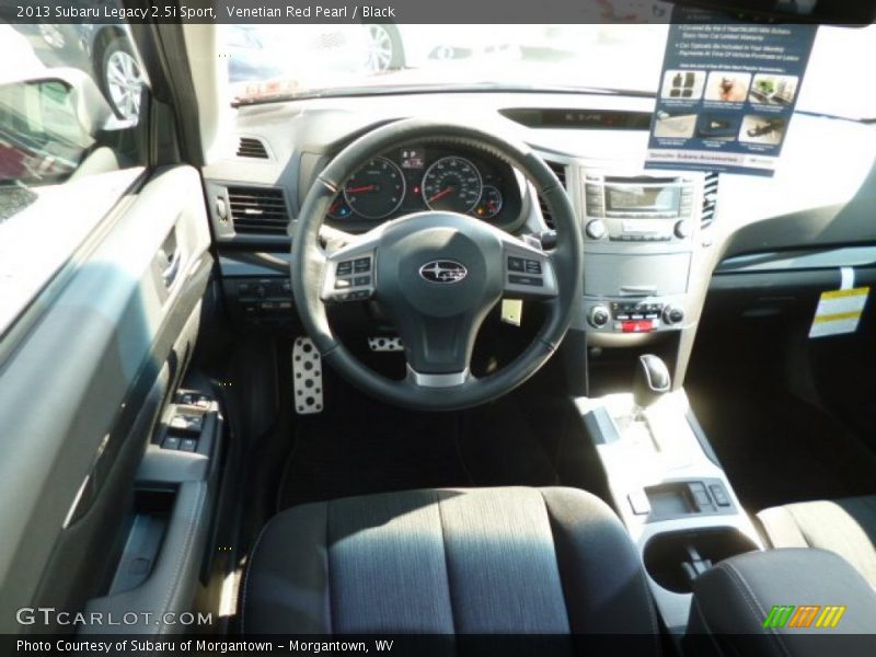 Venetian Red Pearl / Black 2013 Subaru Legacy 2.5i Sport