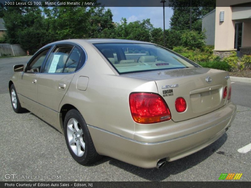 Mystic Gold Metallic / Ivory 2003 Lexus GS 300