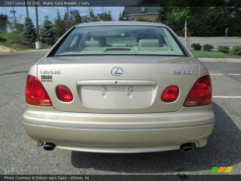 Mystic Gold Metallic / Ivory 2003 Lexus GS 300