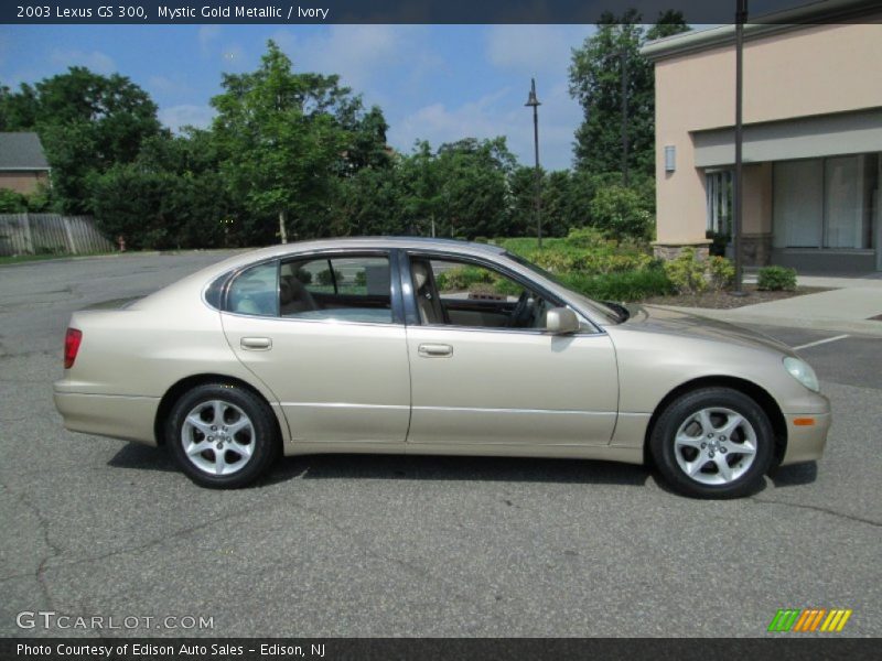 Mystic Gold Metallic / Ivory 2003 Lexus GS 300