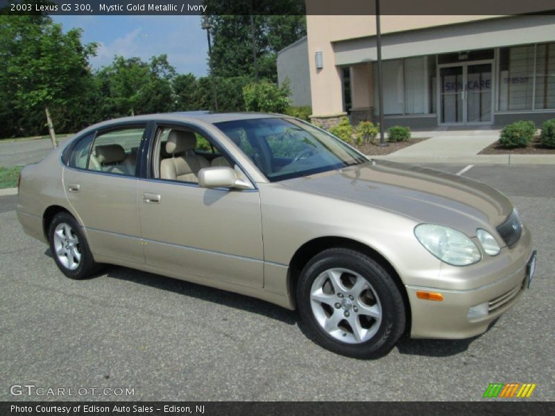 Mystic Gold Metallic / Ivory 2003 Lexus GS 300