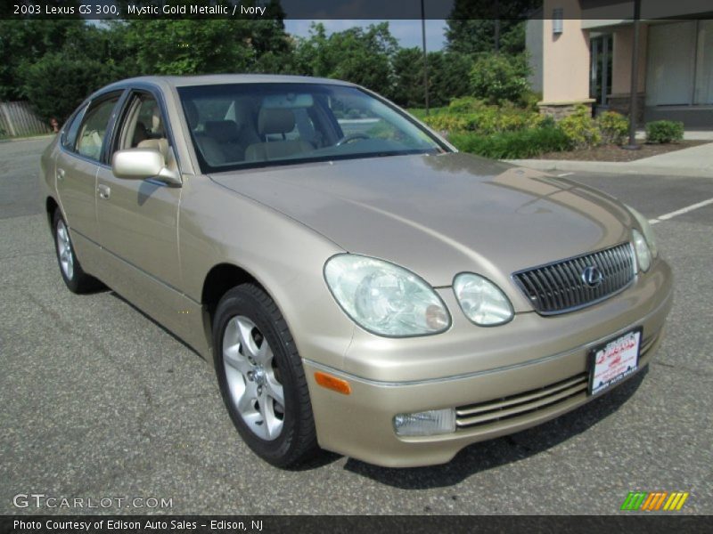 Mystic Gold Metallic / Ivory 2003 Lexus GS 300