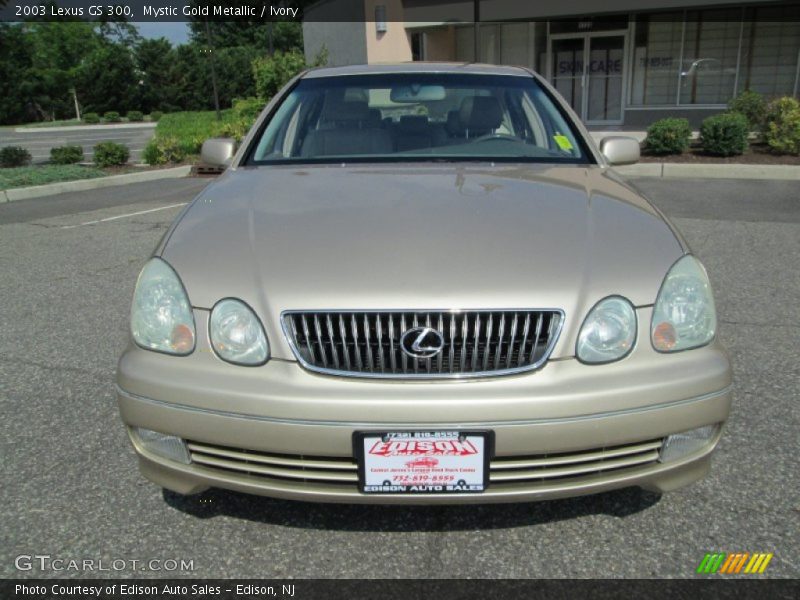 Mystic Gold Metallic / Ivory 2003 Lexus GS 300
