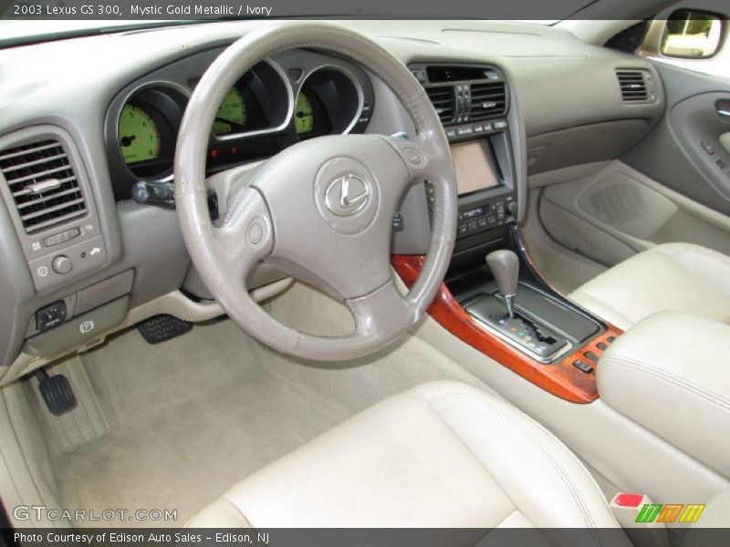 Mystic Gold Metallic / Ivory 2003 Lexus GS 300