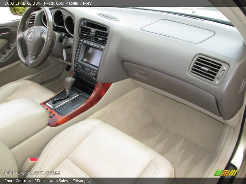 Mystic Gold Metallic / Ivory 2003 Lexus GS 300