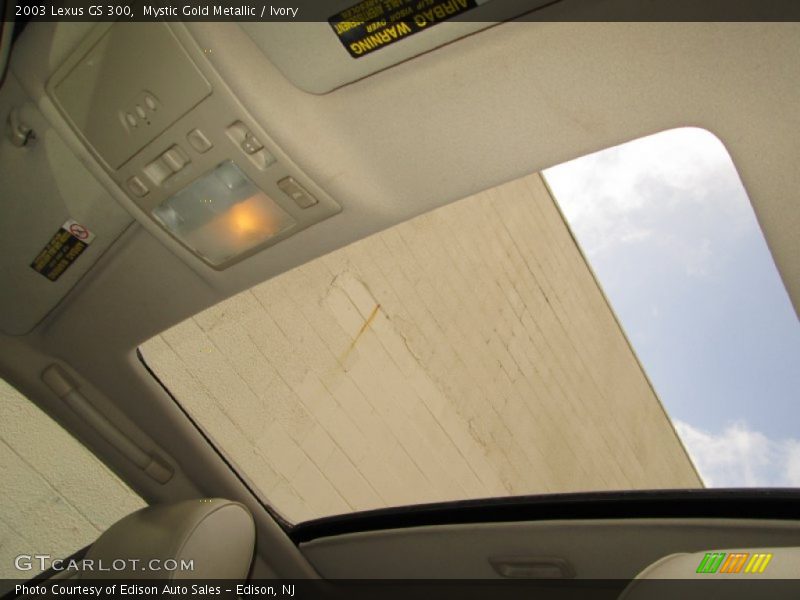 Mystic Gold Metallic / Ivory 2003 Lexus GS 300