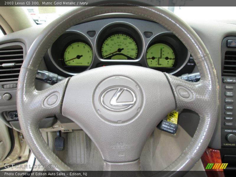 Mystic Gold Metallic / Ivory 2003 Lexus GS 300