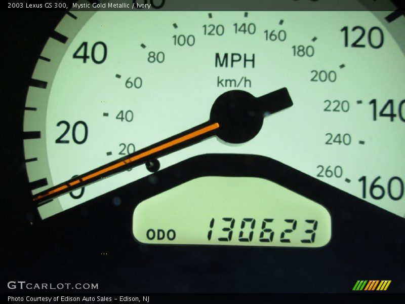Mystic Gold Metallic / Ivory 2003 Lexus GS 300