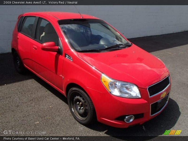Victory Red / Neutral 2009 Chevrolet Aveo Aveo5 LT