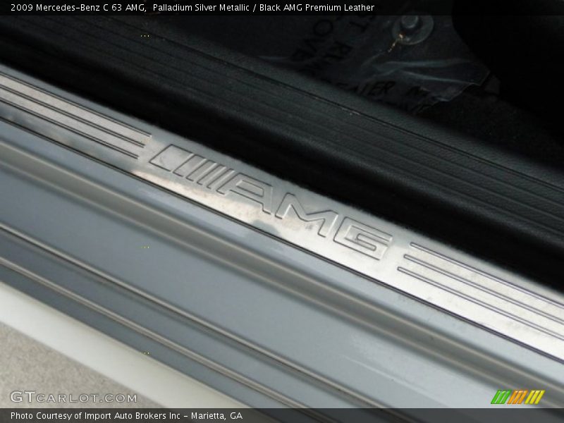 Palladium Silver Metallic / Black AMG Premium Leather 2009 Mercedes-Benz C 63 AMG