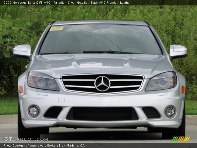 Palladium Silver Metallic / Black AMG Premium Leather 2009 Mercedes-Benz C 63 AMG