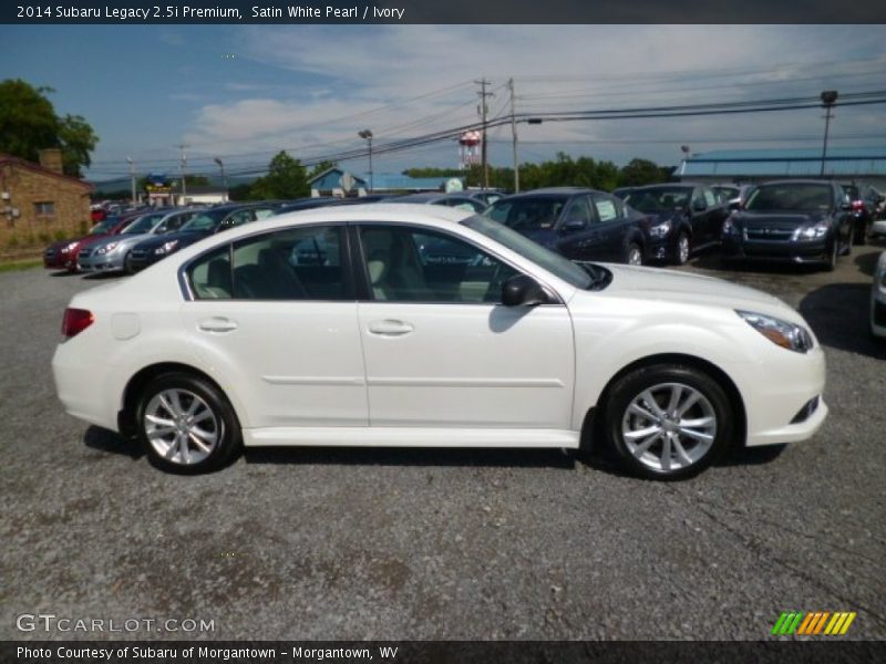Satin White Pearl / Ivory 2014 Subaru Legacy 2.5i Premium
