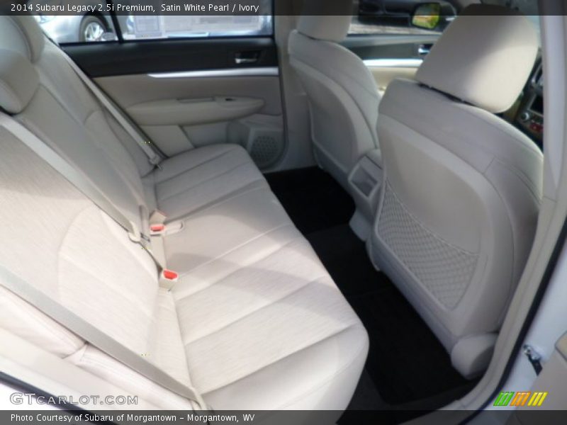 Satin White Pearl / Ivory 2014 Subaru Legacy 2.5i Premium