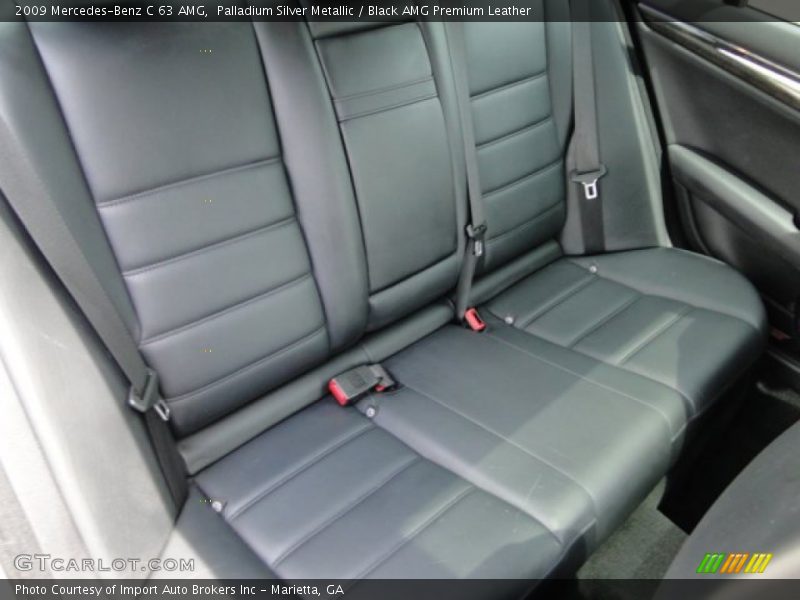 Palladium Silver Metallic / Black AMG Premium Leather 2009 Mercedes-Benz C 63 AMG