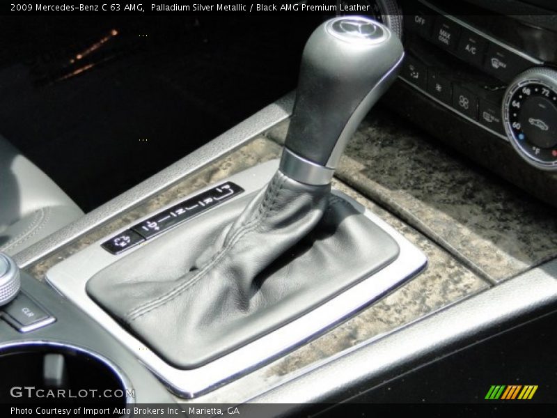 Palladium Silver Metallic / Black AMG Premium Leather 2009 Mercedes-Benz C 63 AMG