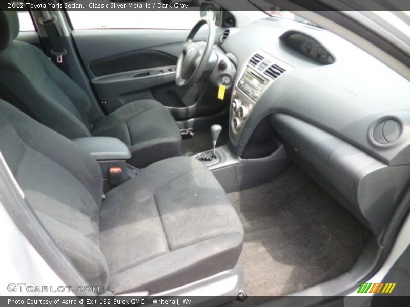 Classic Silver Metallic / Dark Gray 2012 Toyota Yaris Sedan