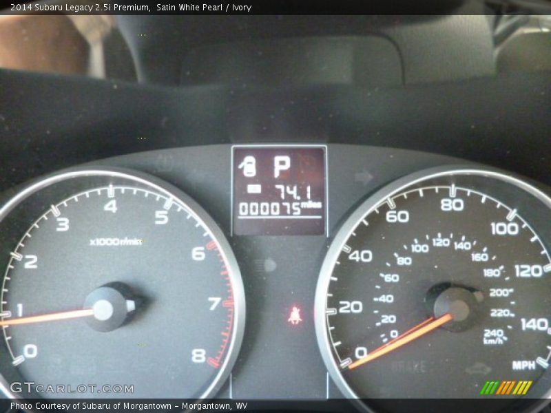 Satin White Pearl / Ivory 2014 Subaru Legacy 2.5i Premium