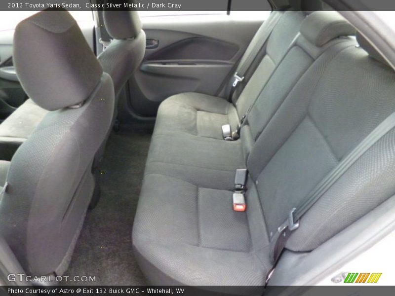 Classic Silver Metallic / Dark Gray 2012 Toyota Yaris Sedan