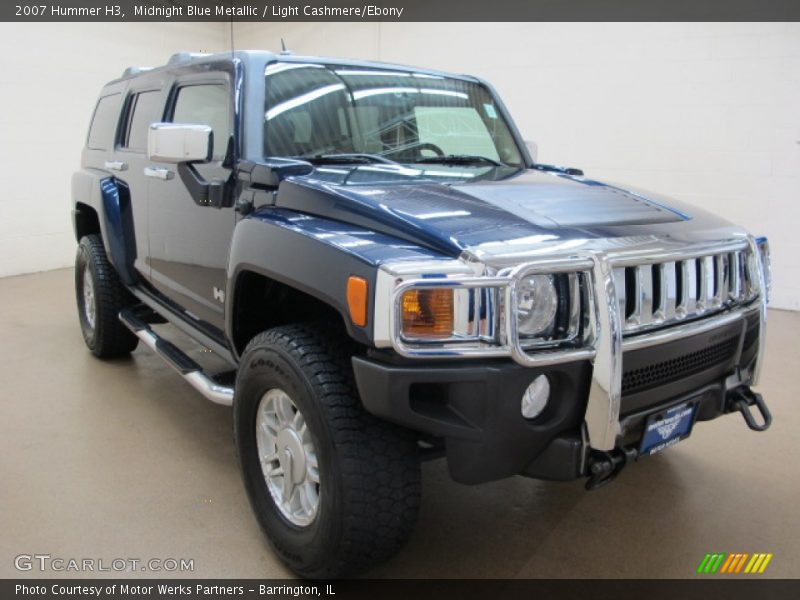 Midnight Blue Metallic / Light Cashmere/Ebony 2007 Hummer H3