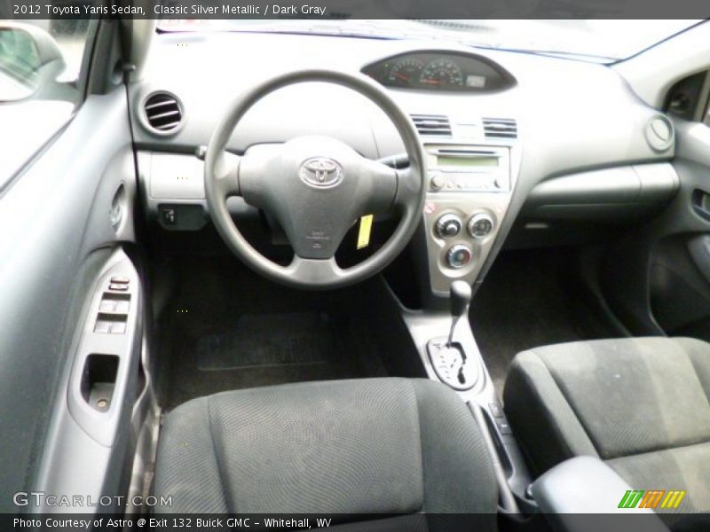 Classic Silver Metallic / Dark Gray 2012 Toyota Yaris Sedan
