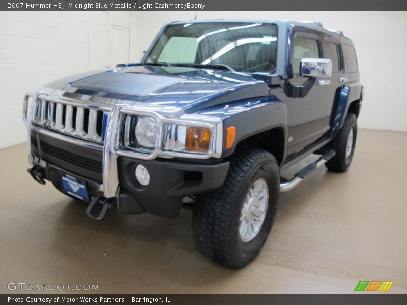 Midnight Blue Metallic / Light Cashmere/Ebony 2007 Hummer H3