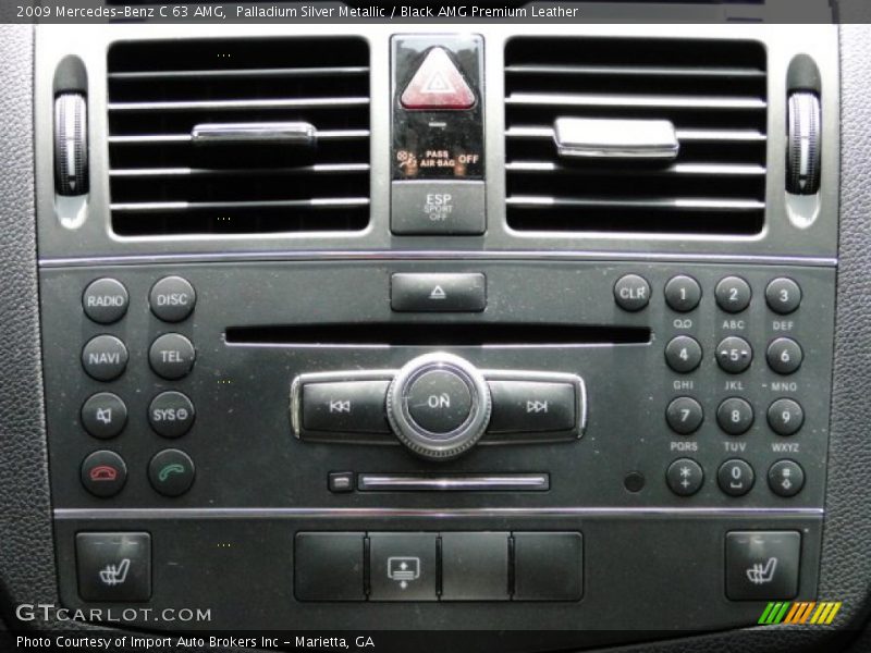 Palladium Silver Metallic / Black AMG Premium Leather 2009 Mercedes-Benz C 63 AMG