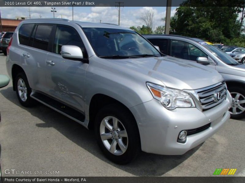 Tungsten Silver Pearl / Black 2010 Lexus GX 460
