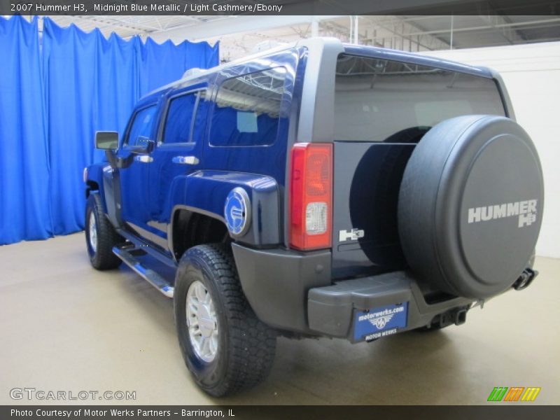 Midnight Blue Metallic / Light Cashmere/Ebony 2007 Hummer H3