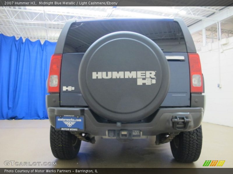 Midnight Blue Metallic / Light Cashmere/Ebony 2007 Hummer H3