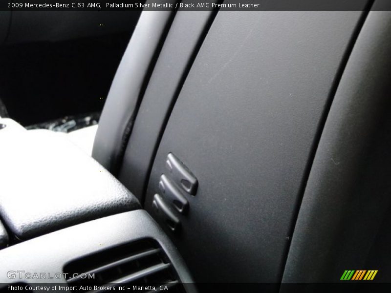 Palladium Silver Metallic / Black AMG Premium Leather 2009 Mercedes-Benz C 63 AMG