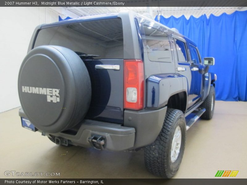 Midnight Blue Metallic / Light Cashmere/Ebony 2007 Hummer H3