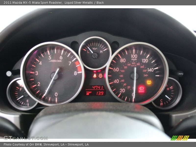  2011 MX-5 Miata Sport Roadster Sport Roadster Gauges