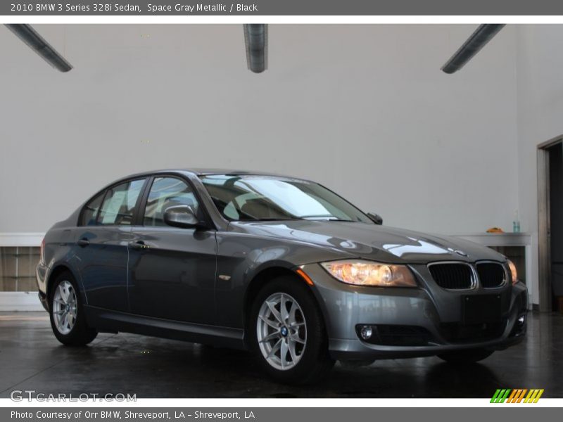 Space Gray Metallic / Black 2010 BMW 3 Series 328i Sedan