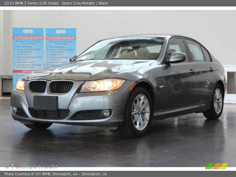 Space Gray Metallic / Black 2010 BMW 3 Series 328i Sedan