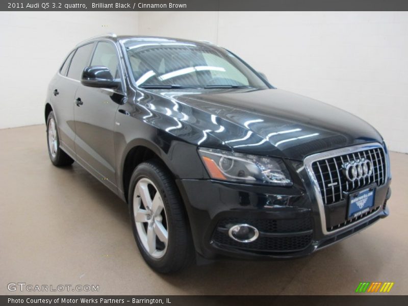 Brilliant Black / Cinnamon Brown 2011 Audi Q5 3.2 quattro