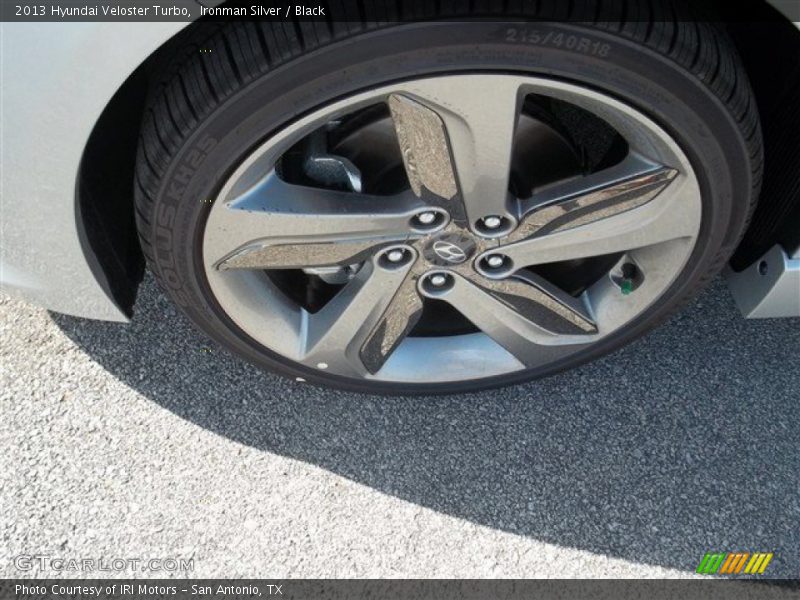 Ironman Silver / Black 2013 Hyundai Veloster Turbo