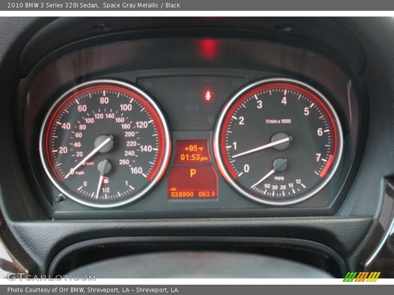 Space Gray Metallic / Black 2010 BMW 3 Series 328i Sedan