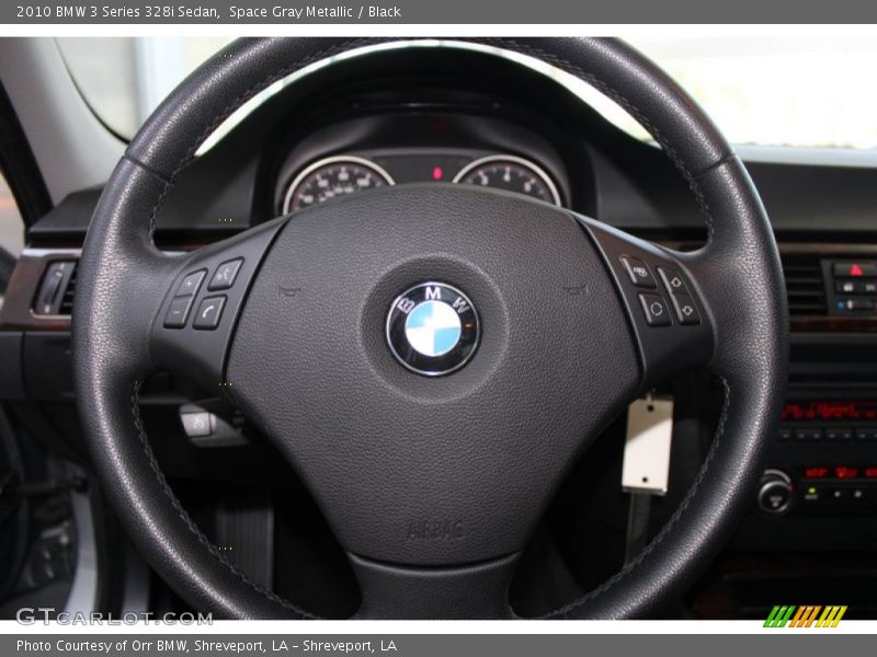 Space Gray Metallic / Black 2010 BMW 3 Series 328i Sedan