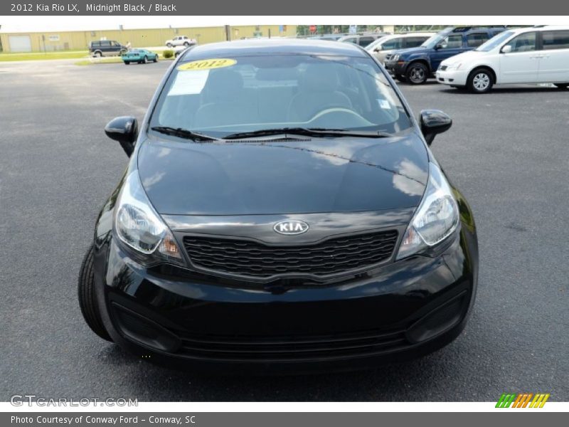 Midnight Black / Black 2012 Kia Rio LX