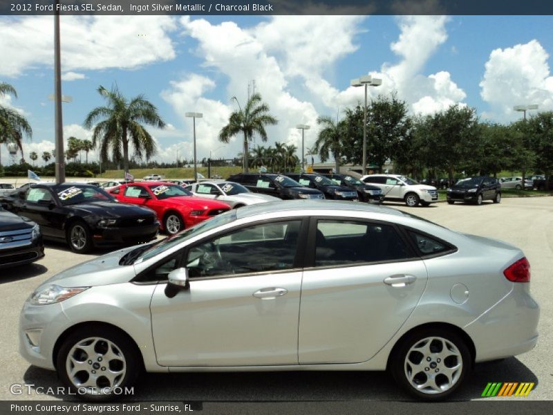  2012 Fiesta SEL Sedan Ingot Silver Metallic