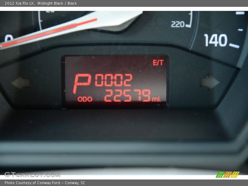 Midnight Black / Black 2012 Kia Rio LX