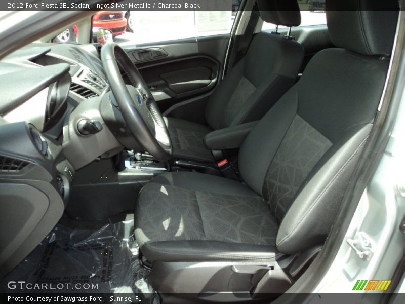 Front Seat of 2012 Fiesta SEL Sedan