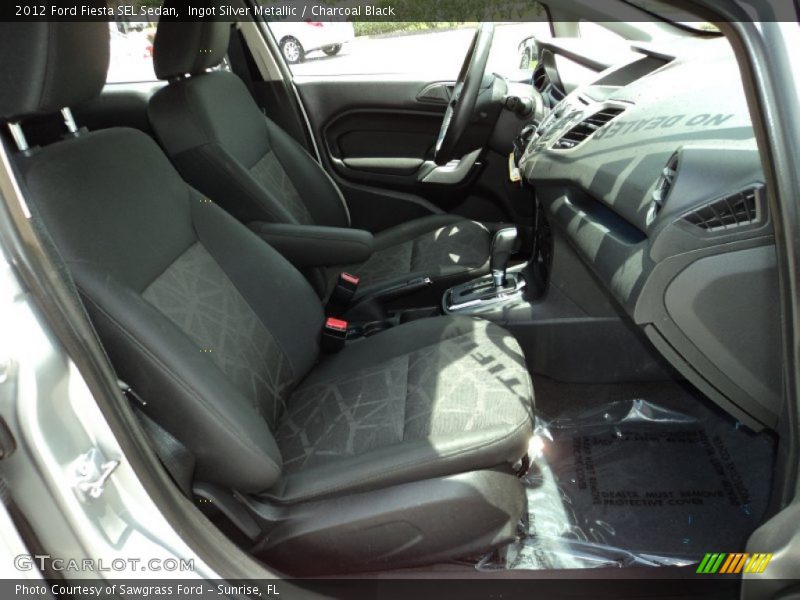 Front Seat of 2012 Fiesta SEL Sedan
