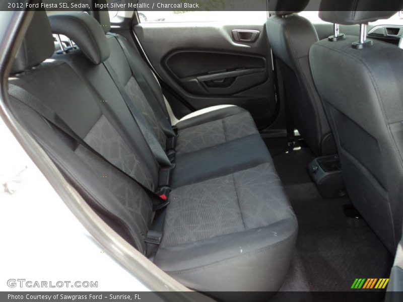 Rear Seat of 2012 Fiesta SEL Sedan