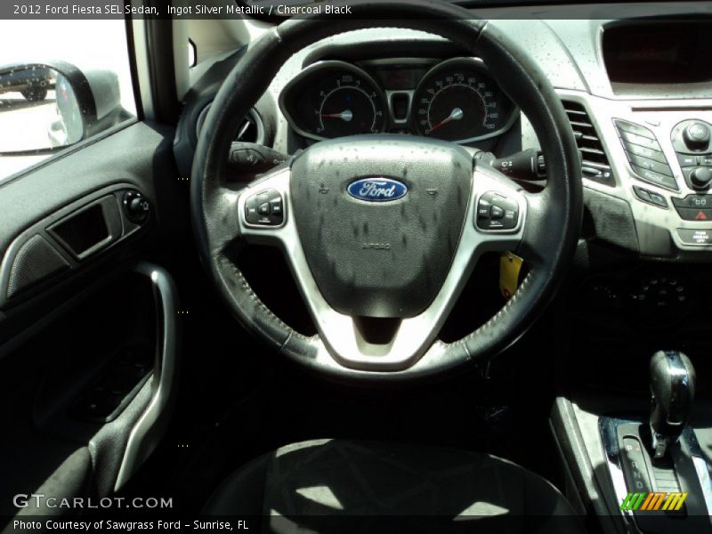  2012 Fiesta SEL Sedan Steering Wheel