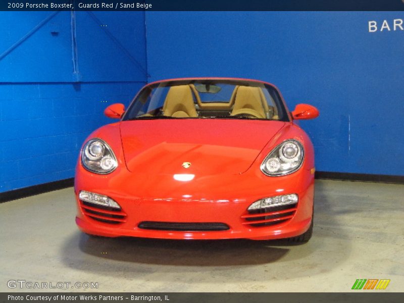 Guards Red / Sand Beige 2009 Porsche Boxster