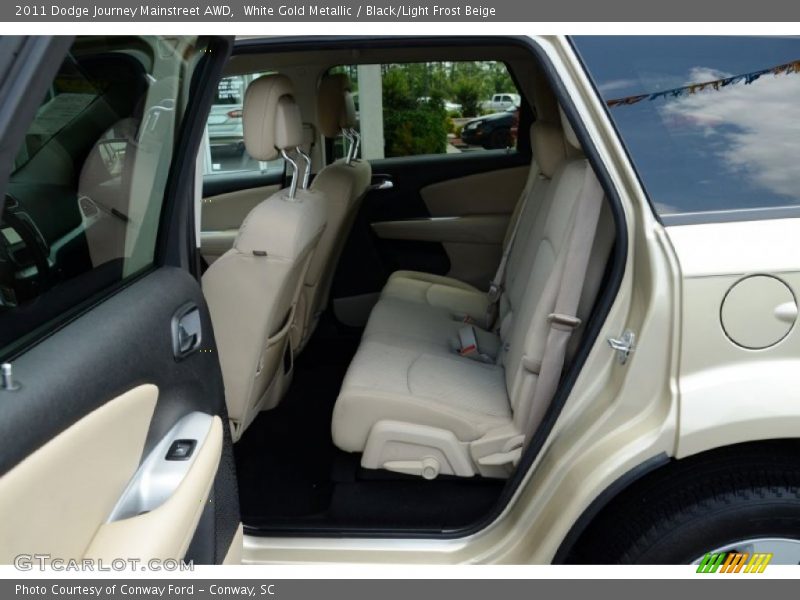 White Gold Metallic / Black/Light Frost Beige 2011 Dodge Journey Mainstreet AWD