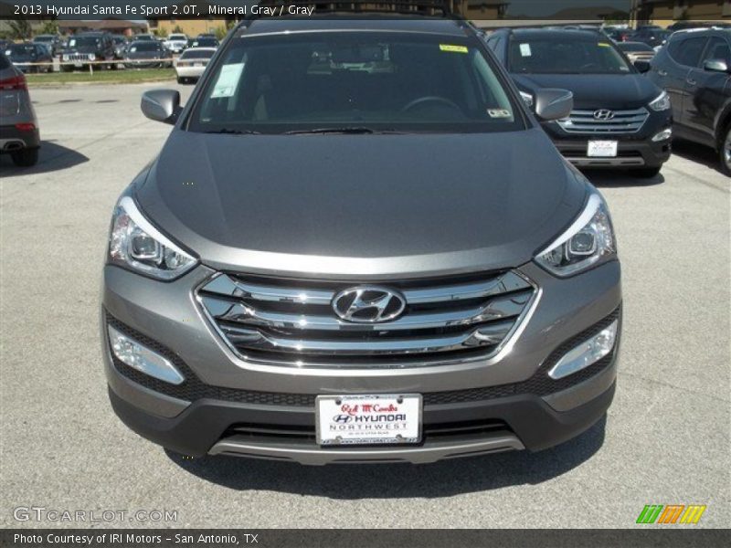 Mineral Gray / Gray 2013 Hyundai Santa Fe Sport 2.0T